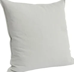 Puder<Hay Linen Cushion-60 x 60-Sky grey
