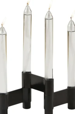 Adventsstager<Studio About LINK, CANDLE HOLDER, BLACK ANODIZED, 11060B