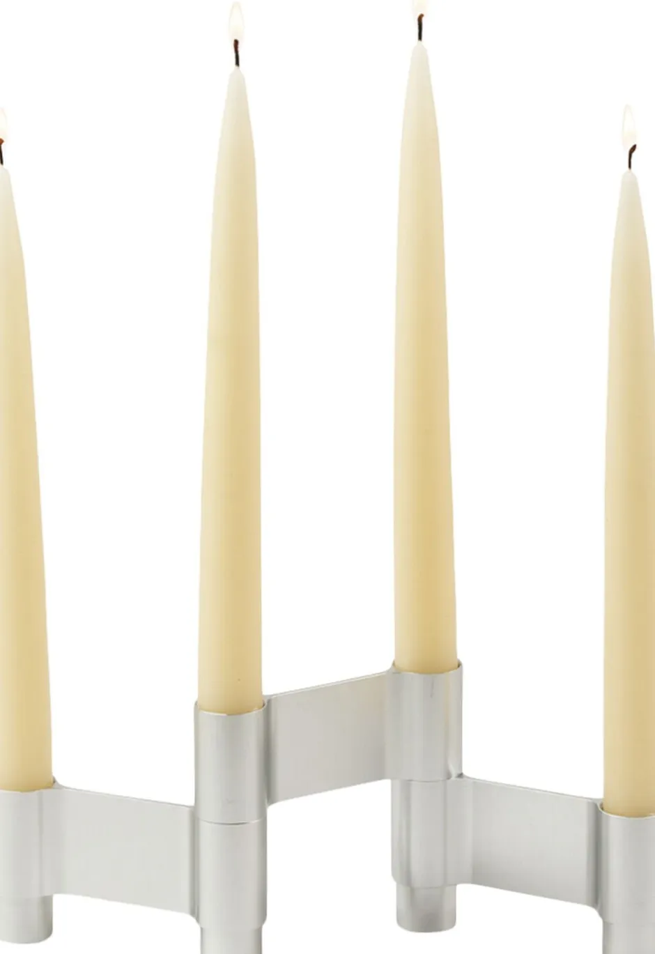 Adventsstager<Studio About LINK, CANDLE HOLDER, POLISHED ALUMINIUM, 11060P
