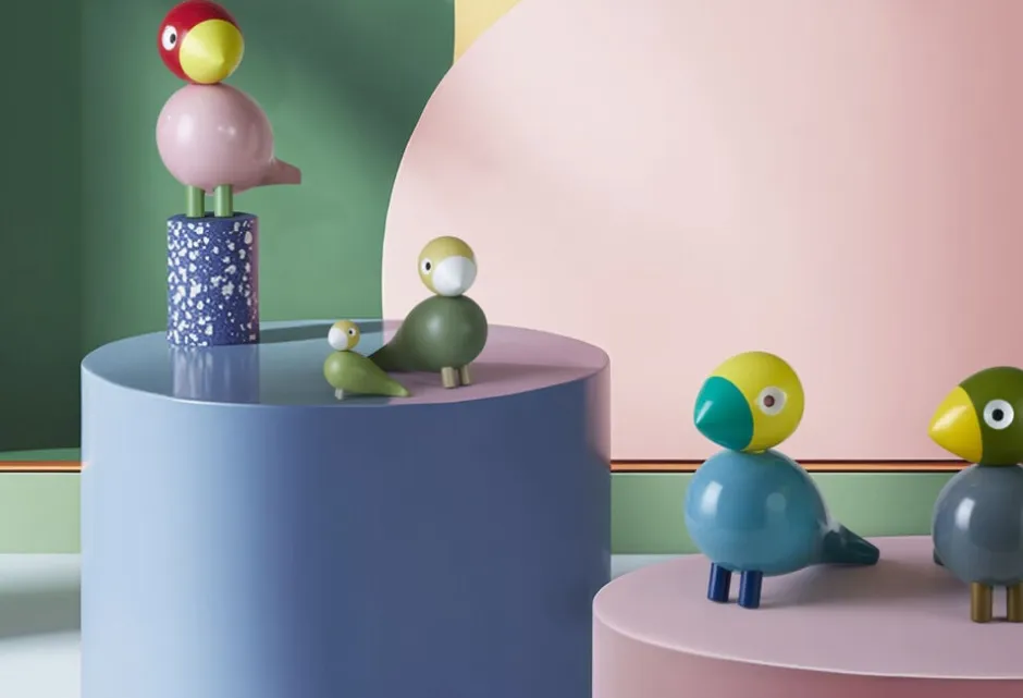Figurer & Skulpturer<Kay Bojesen Liv & Lykke grøn 1 par