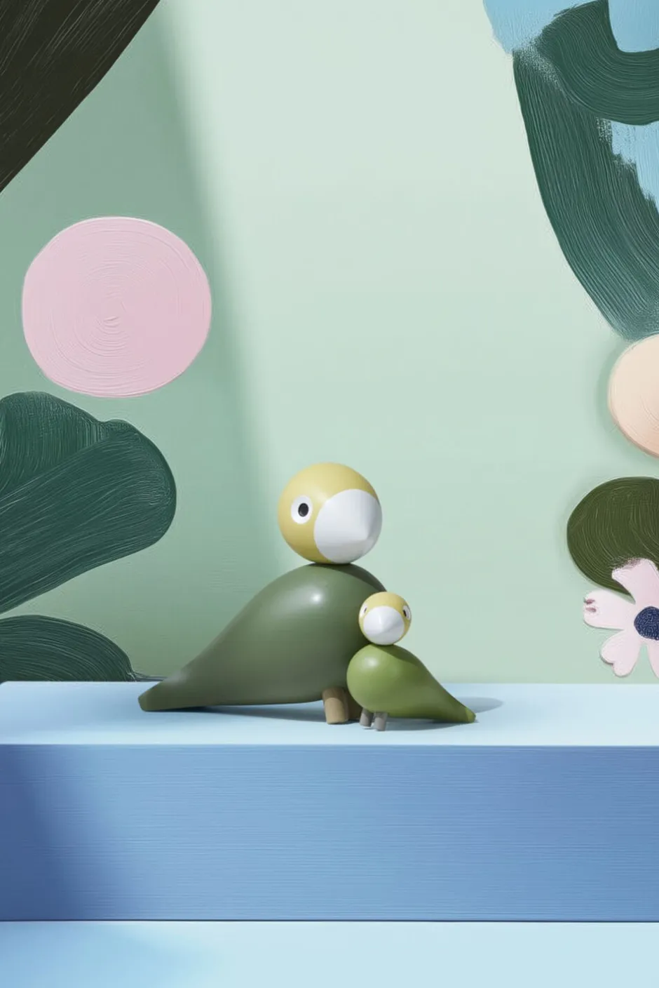 Figurer & Skulpturer<Kay Bojesen Liv & Lykke grøn 1 par