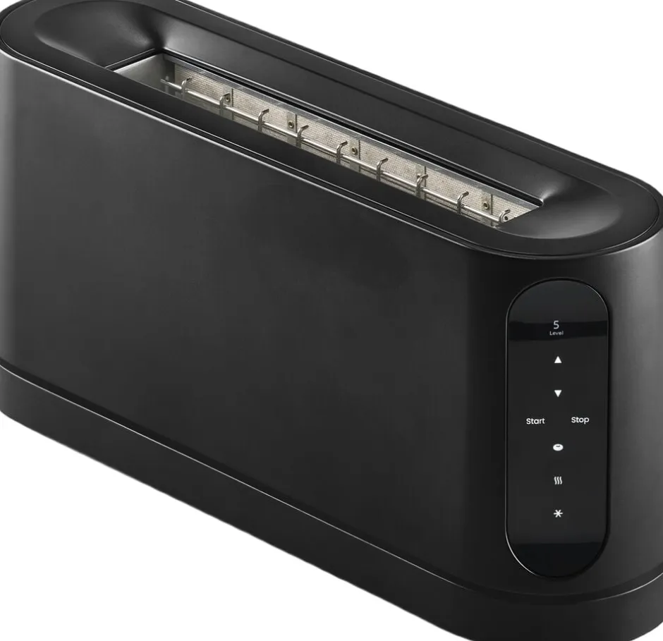 Køkkenmaskiner<Jacob Jensen Long Slot Brødrister Black