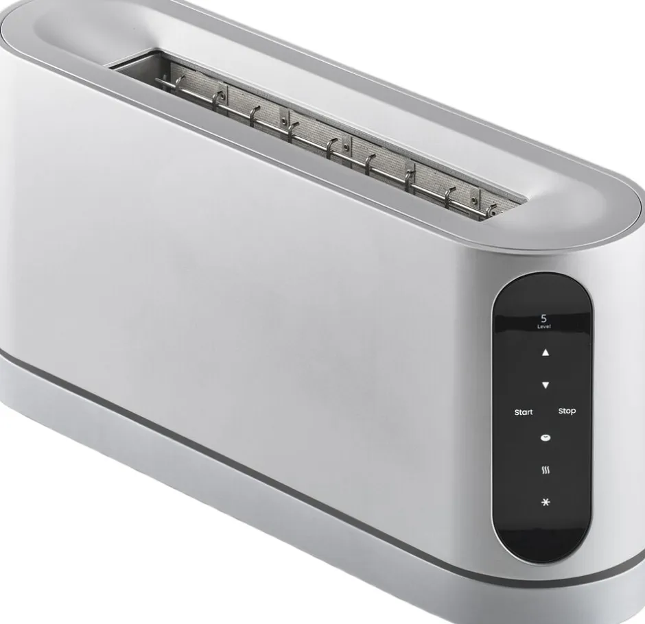 Køkkenmaskiner<Jacob Jensen Long Slot Brødrister Silver