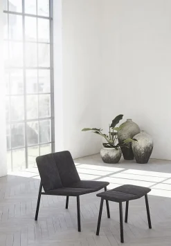 Møbler<Muubs Loungestol Chamfer Anthracite , lou