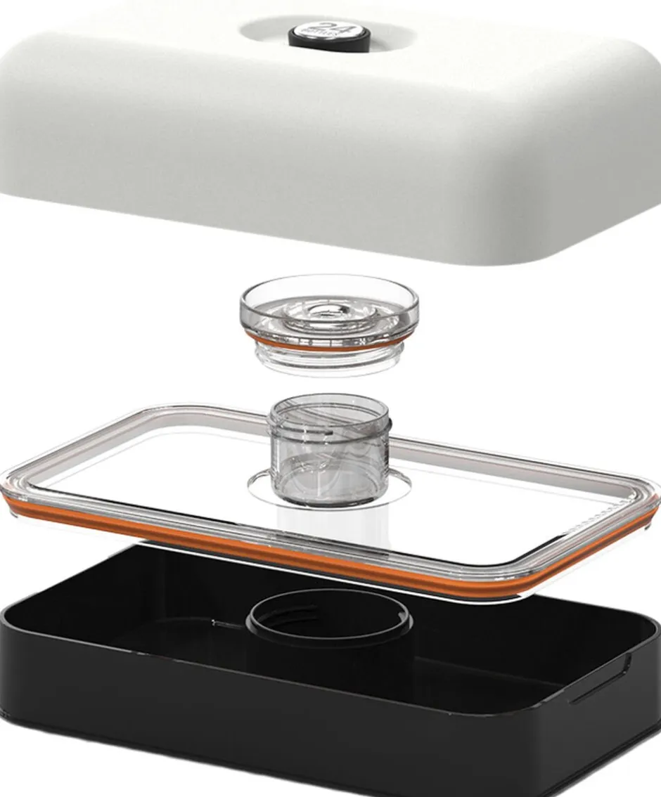 Opbevaring<24Bottles Lunchbox - Stone Finish - Ice White
