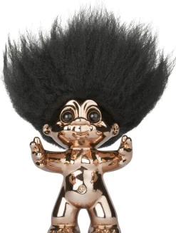 Figurer & Skulpturer<LYKKETROLD bronze/sort hår 9 cm