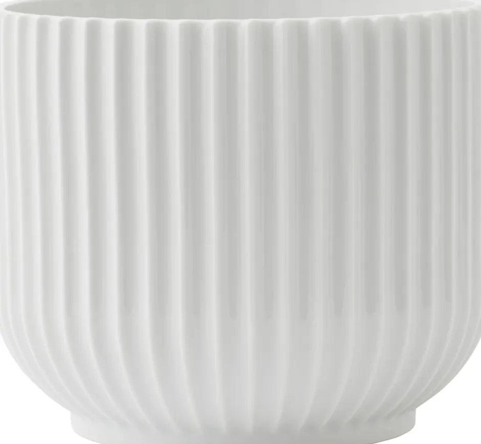 Vaser & Urtepotteskjulere<Lyngby Porcelæn Lyngby Urtepotteskjuler Hvid