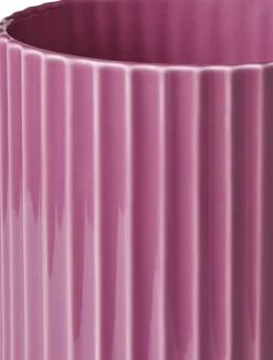 Vaser & Urtepotteskjulere<Lyngby Porcelæn Lyngby Vase H20. 5 cm lilla porcelæn