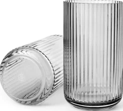 Vaser & Urtepotteskjulere<Lyngby Porcelæn Lyngbyvasen glas smoke R&oslash;g