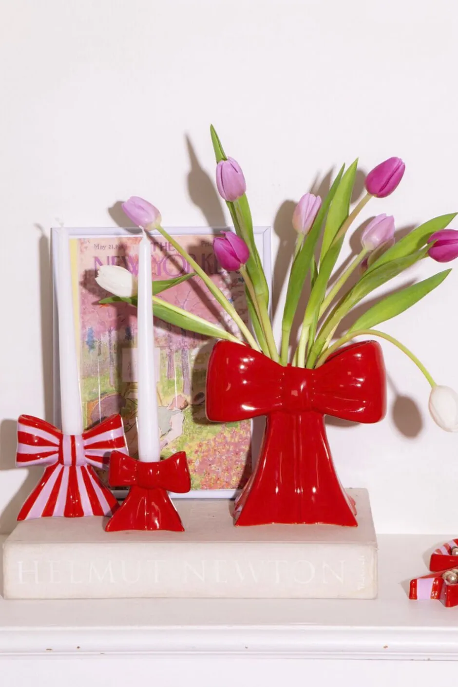 Lys & Lysestager|Julepynt<Doiy Lysestage - Bow – Large
