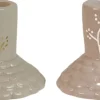 Lys & Lysestager<Speedtsberg Lysestage 2ass D7x5,5cm keramik