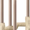 Adventsstager<Villa Collection Lysestage Lyng 21 x 21 x 23 cm Sand Polyresin