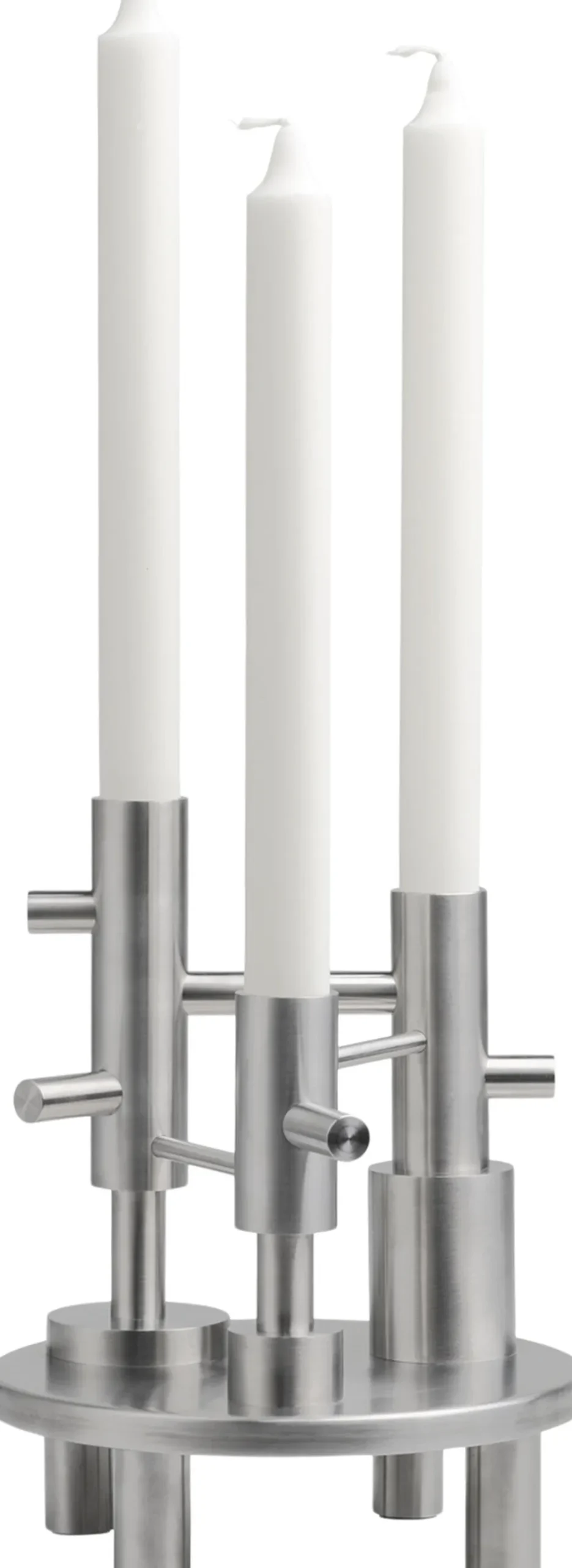 Lys & Lysestager<Fritz Hansen Lysestage Stor rustfrit stål