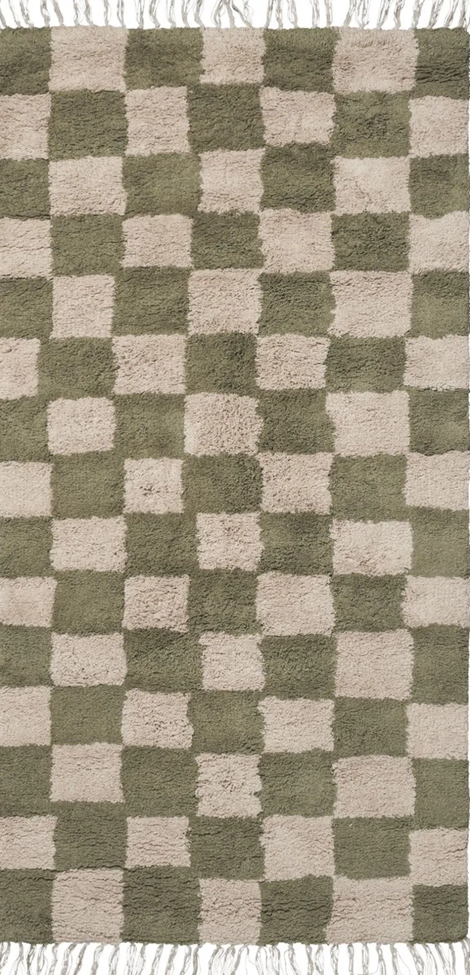 Gulvtæpper<Ferm Living Mara Washable Rug - Elm Green/Warm Sand