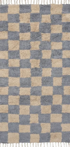 Gulvtæpper<Ferm Living Mara Washable Rug - Mist Blue/Warm Sand