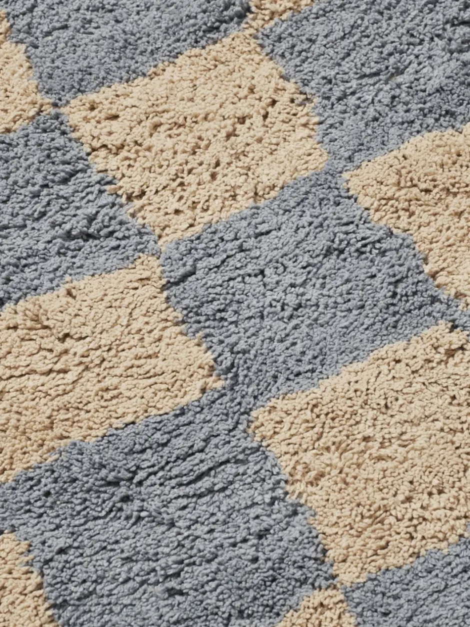 Gulvtæpper<Ferm Living Mara Washable Rug - Mist Blue/Warm Sand