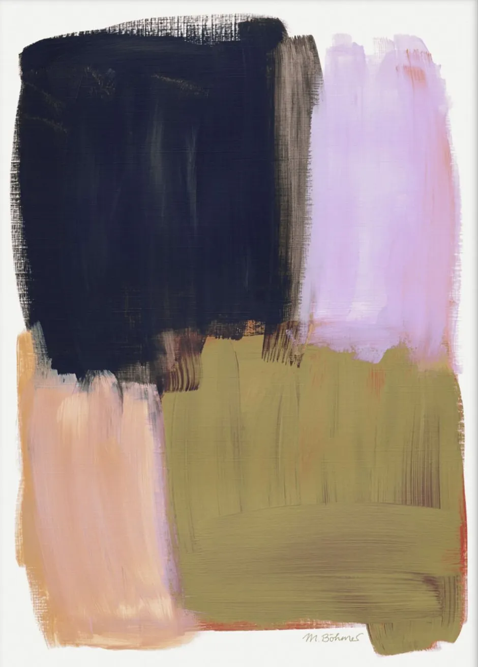 Plakater & Rammer<Poster & Frame Mareike Bohmer - Abstract Brush Strokes 134 Flerfarvet