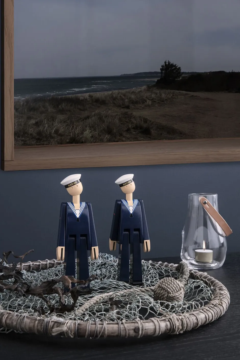 Figurer & Skulpturer<Kay Bojesen Marine mørk blå/hvid