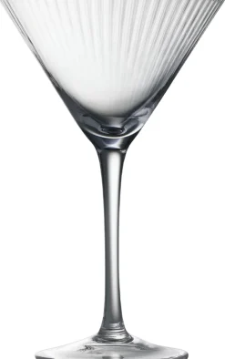 Glas<Lyngby Glas Martiniglas Palermo Gold 25 cl 4 stk.