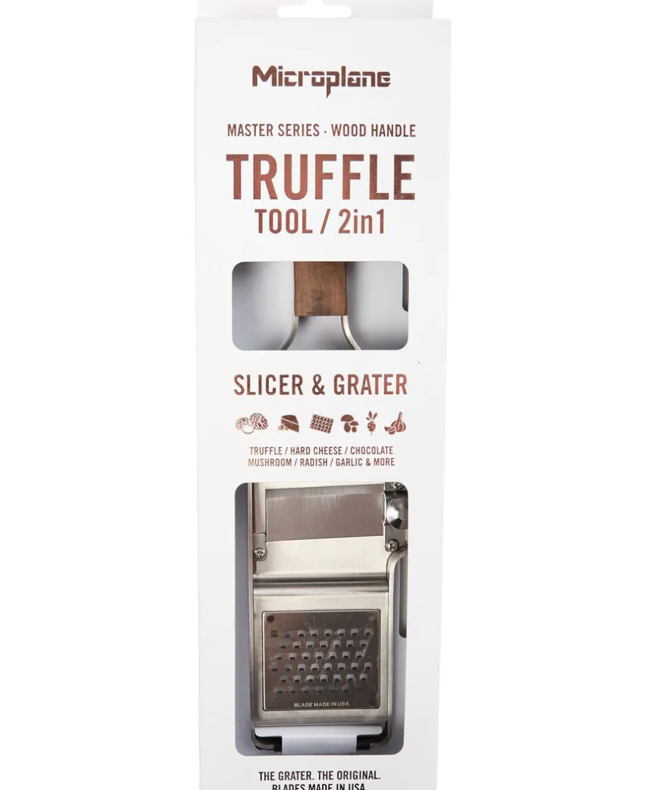Køkkenartikler<Microplane Master trøffeljern 2-i-1