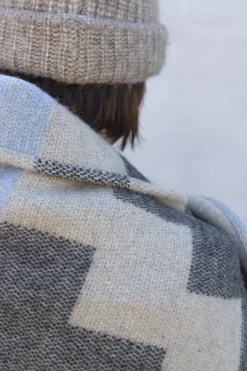 Plaider<Mette Ditmer Maze Throw Blue