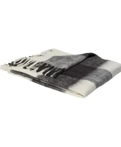 Plaider<Magasin du Nord Collection Medium fluffy plaid, check M&oslash;rkebrun