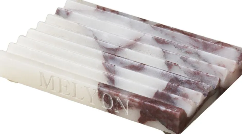 Badeværelsestilbehør<Melyon Marble Calacatta Viola Soap Dish