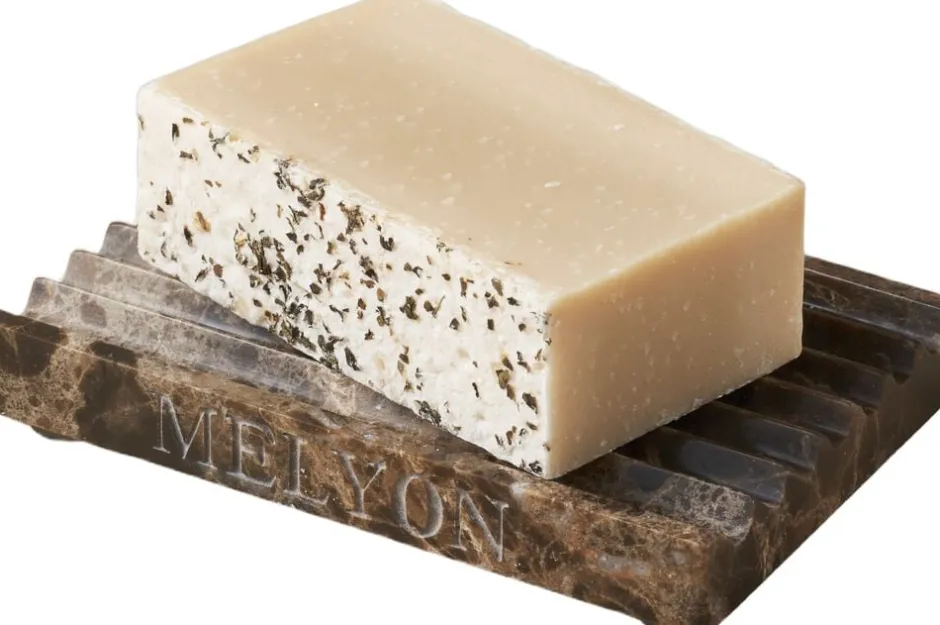 Badeværelsestilbehør<Melyon Marble Dark Emperador Soap Dish