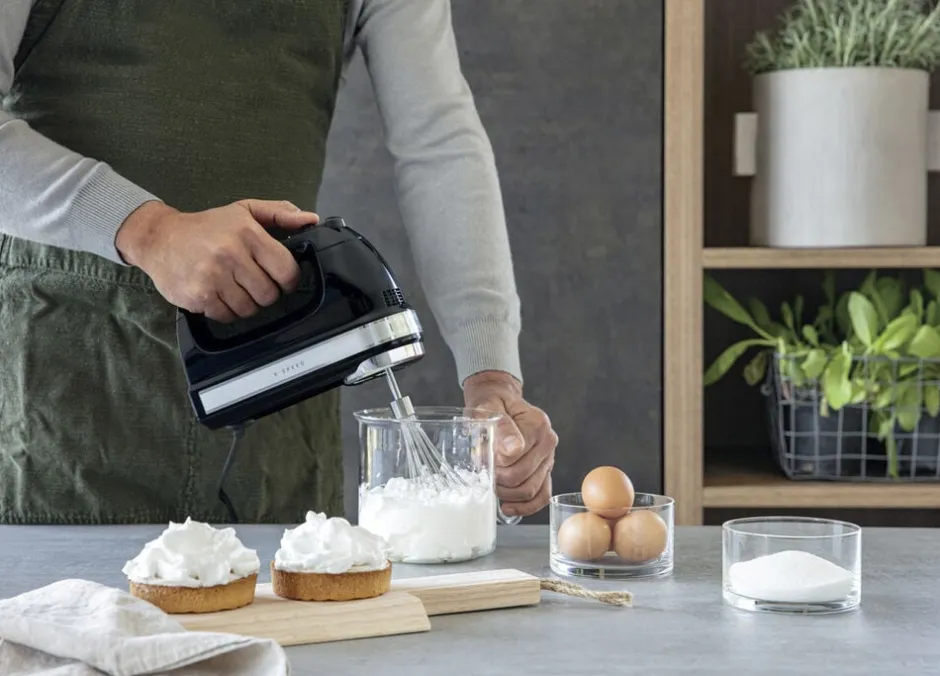 Køkkenmaskiner<KitchenAid Midline Håndmixer, 9 hastigheter Black