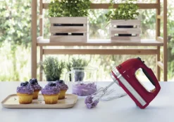 Køkkenmaskiner<KitchenAid Midline Håndmixer, 9 hastigheter Red