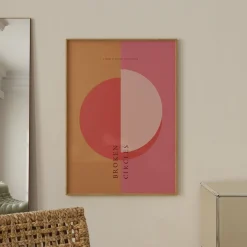Plakater & Rammer<Poster & Frame Mie & Him - Broken Circles 01 Flerfarvet