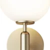Væglamper<Nuura Miira Wall, brass / opal
