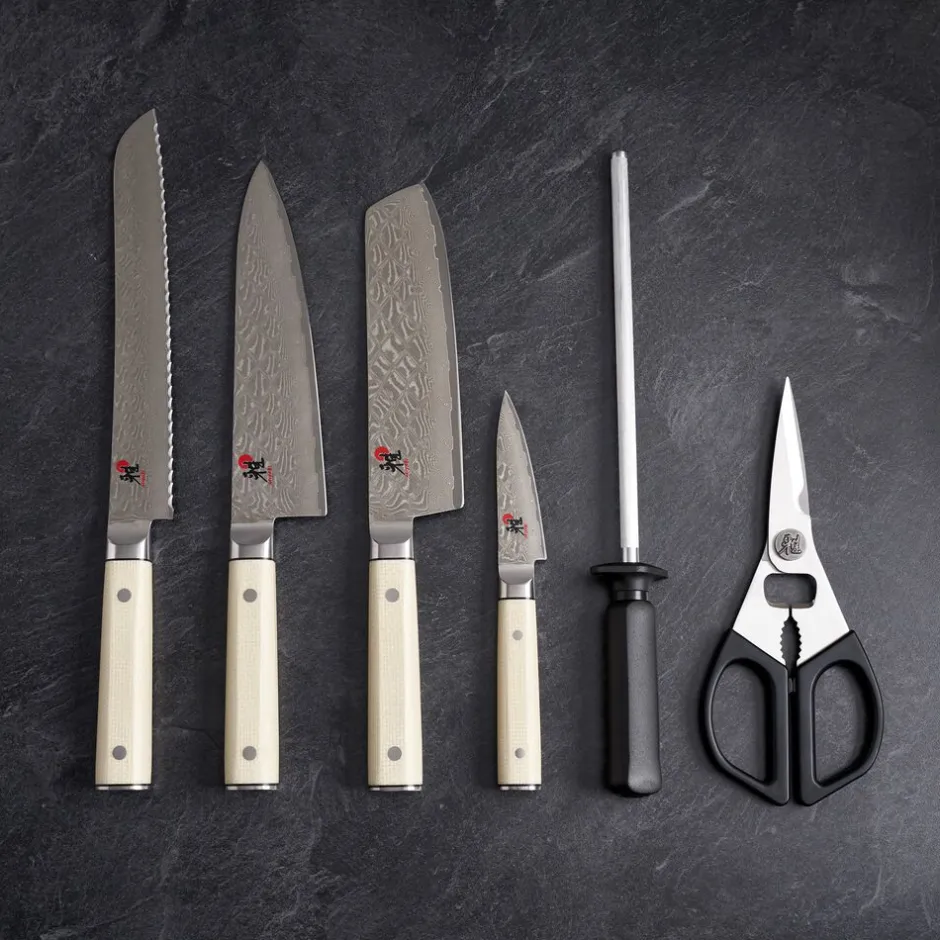 Køkkenknive & Sakse<MIYABI Mikoto Nakiri 180 Glatslebet