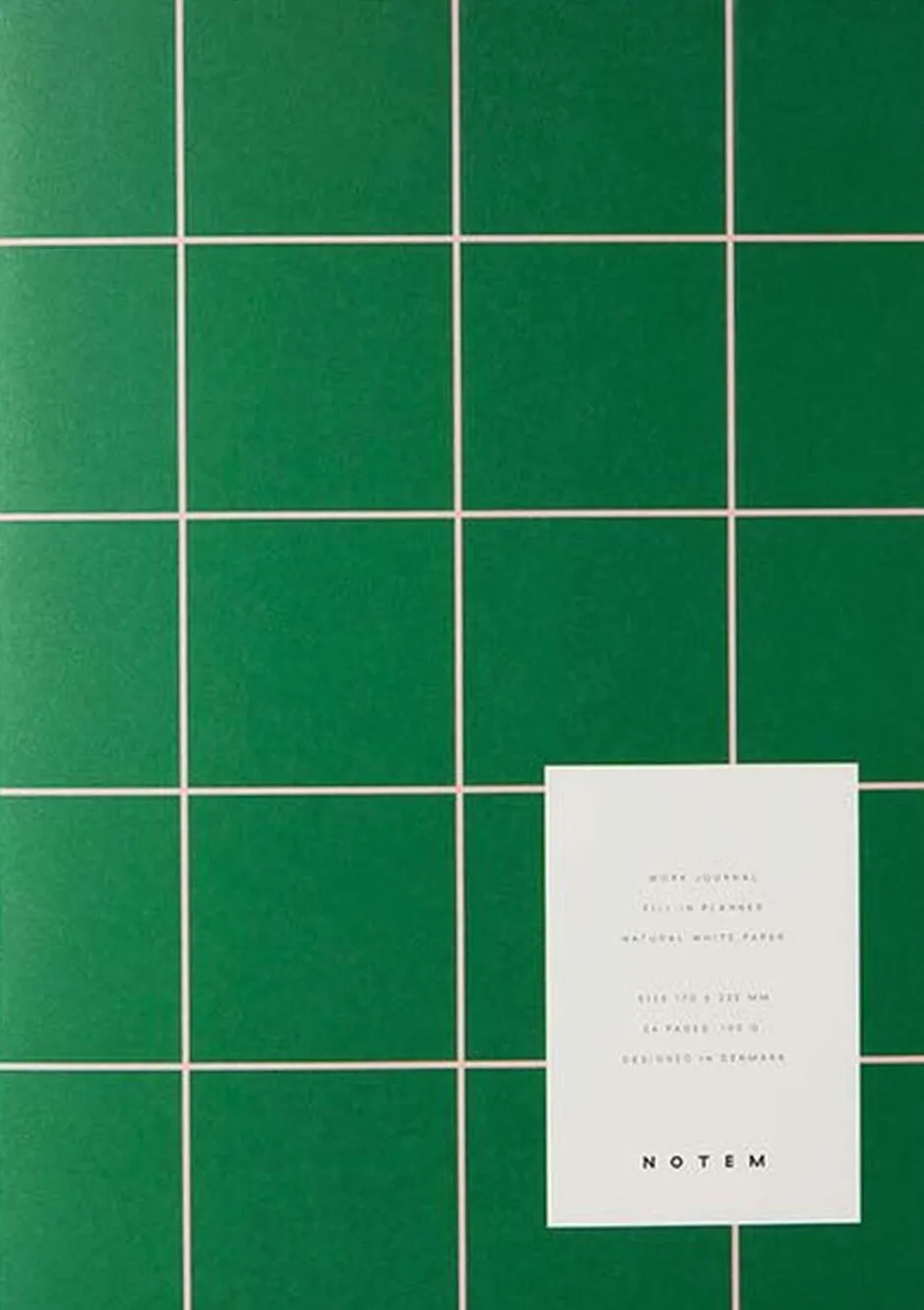 Kontorartikler<Notem MILO Work Journal, Green & Rose