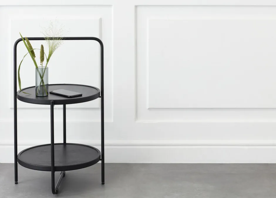 Møbler<Andersen - Furniture Mini tray table Ø36 cm - Black frame