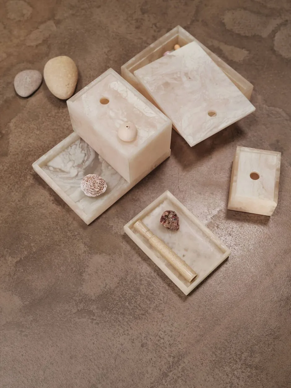 Opbevaring<Ferm Living Mist Box - 7,5 x 10 - Pearl