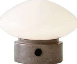 Trådløse Lamper<&Tradition Mist Portable Lamp AP21 Grigio Caldo base