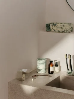 Badeværelsestilbehør<Ferm Living Mist Toothbrush Holder Multi - Emerald Off-white