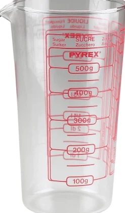 Bageartikler<Pyrex Målebæger Classic 0,5 liter Glas