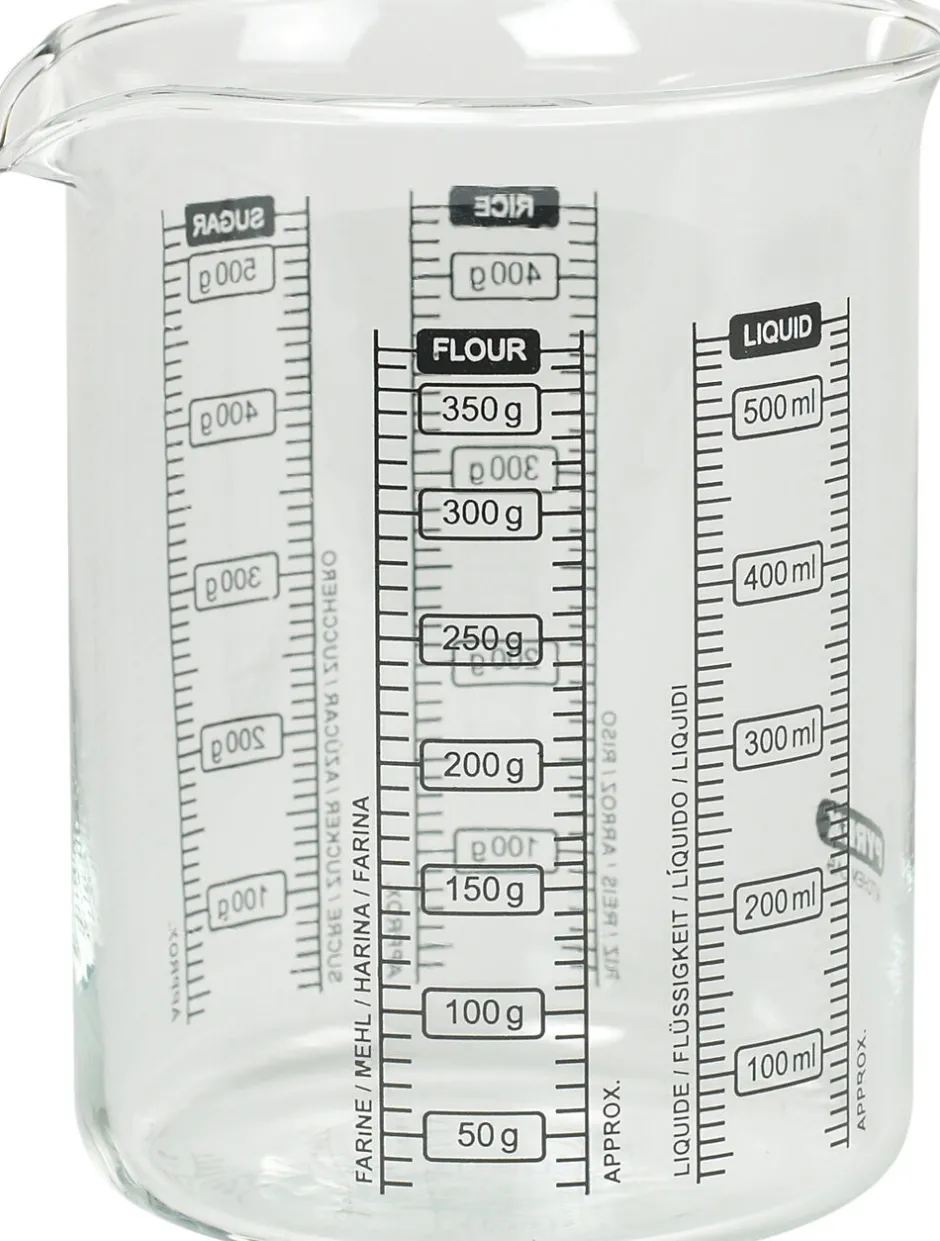 Bageartikler<Pyrex Målekande Classic 0,5 liter Glas