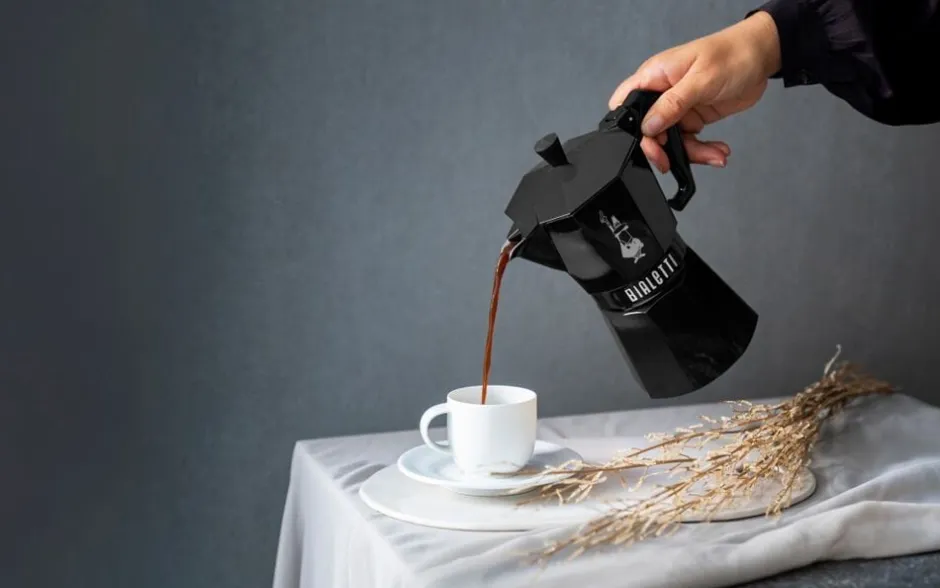 Kaffe & Te<Bialetti Moka Exclusive espressokande, 6 kop