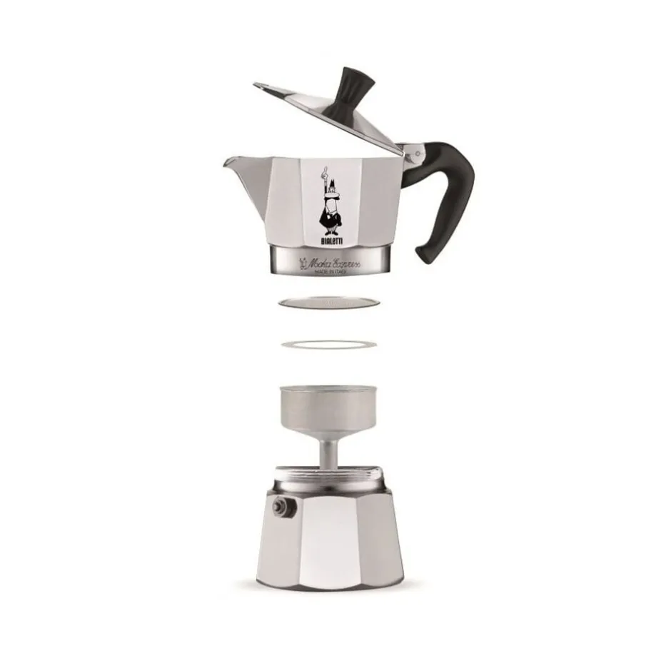 Kaffe & Te<Bialetti Moka Express espressokande, 6 kop