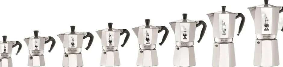 Kaffe & Te<Bialetti Moka Express espressokande, 6 kop