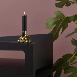 Lys & Lysestager<GEJST MOLEKYL 1 Brass