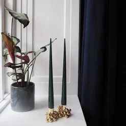 Lys & Lysestager<GEJST MOLEKYL 1 Brass