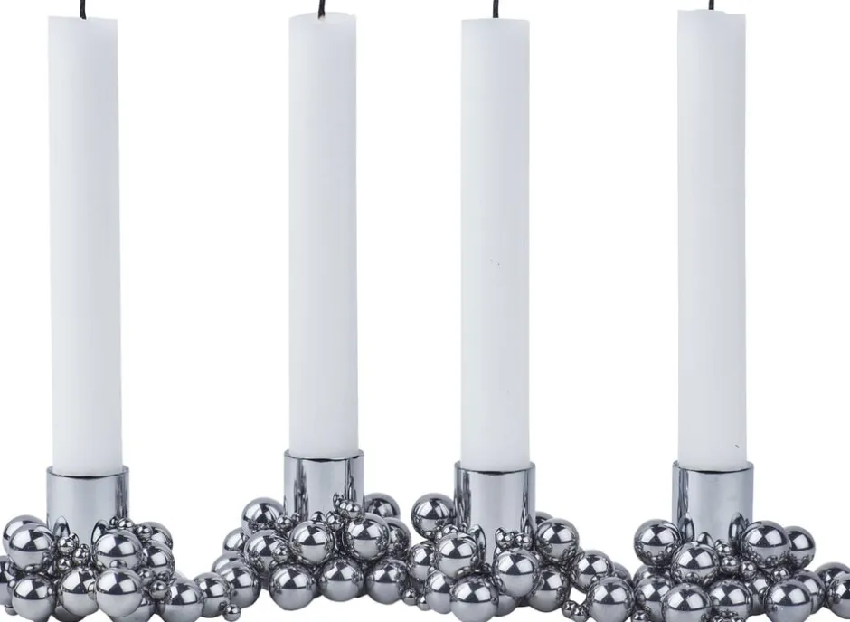 Lys & Lysestager|Adventsstager<GEJST MOLEKYL 4 Chrome
