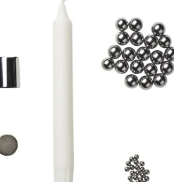 Lys & Lysestager|Adventsstager<GEJST MOLEKYL 4 Chrome