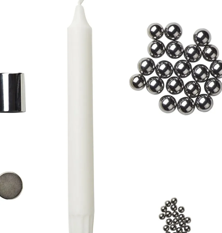 Lys & Lysestager|Adventsstager<GEJST MOLEKYL 4 Chrome