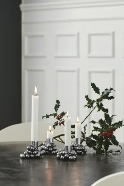 Lys & Lysestager|Adventsstager<GEJST MOLEKYL 4 Chrome