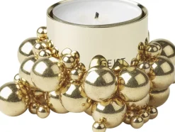 Lys & Lysestager<GEJST MOLEKYL Tealight 1 Brass